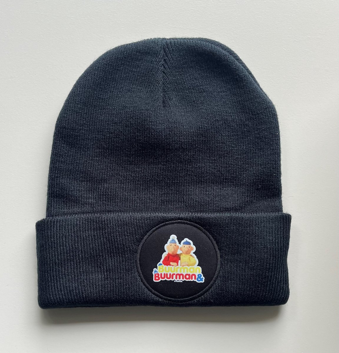Buurman en Buurman Beanie Muts Logo Navy
