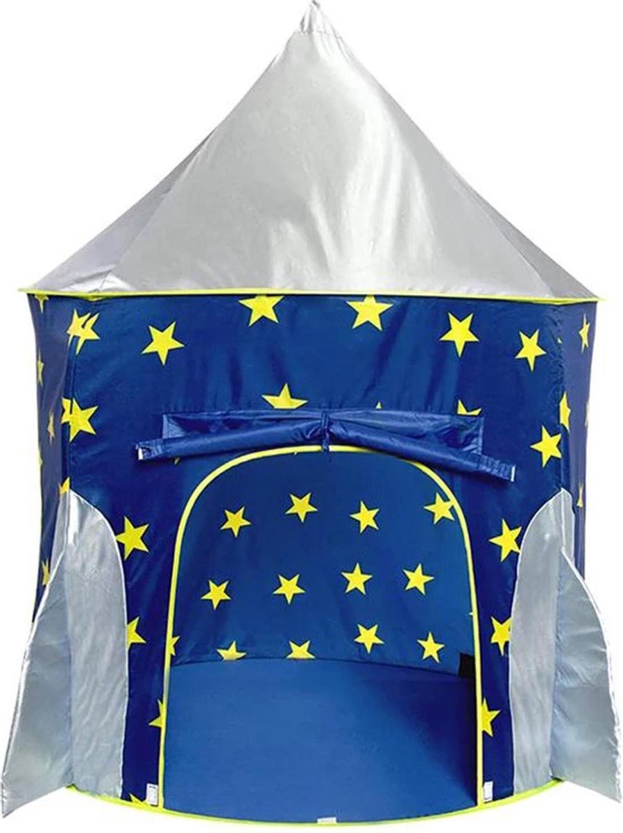 Buxibo Rocket Speeltent voor Kinderen - Vanaf 3 Jaar - Jongens / Meisjes - Met Bodem - 105x130CM