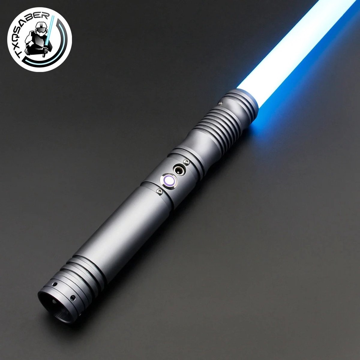 Buylin Lightsaber - Lichtzwaard - Laser Zwaard - Lightsaber met licht en geluid - 12 Kleuren - 10 Geluidssets - 109cm - Grijs