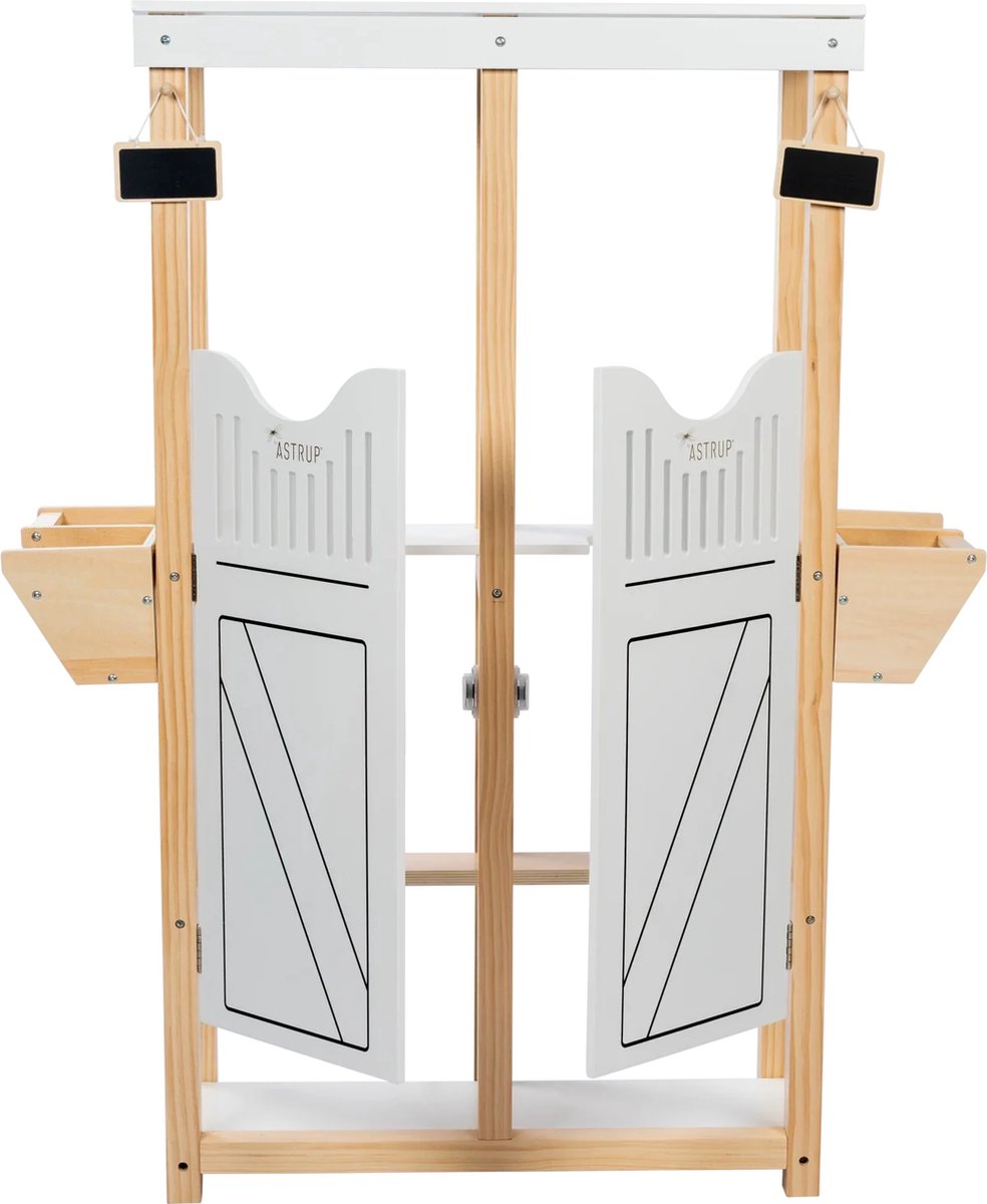 By Astrup Paardenstal Luxe voor 2 Stokpaarden (vernieuwd model)