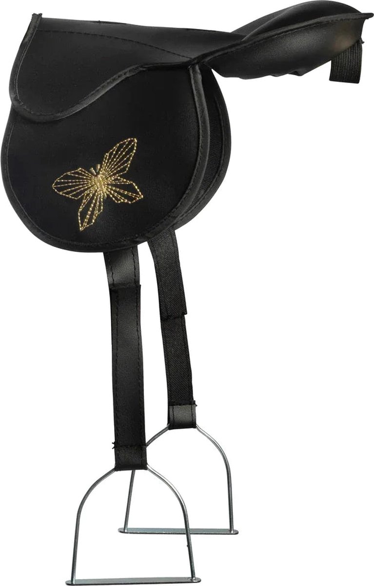 ByAstrup Stokpaard Zadel Zwart