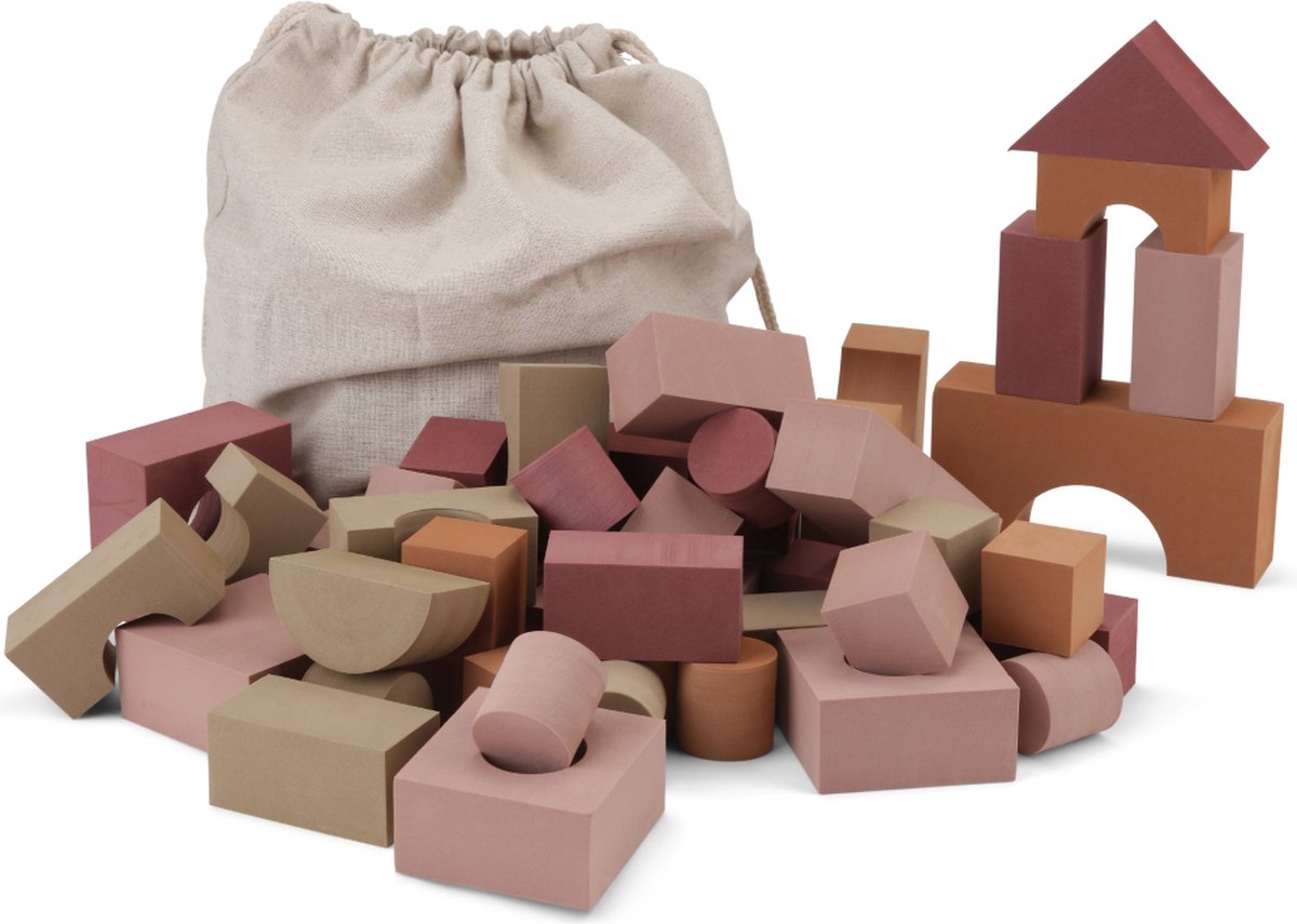 By Lille Vilde Blossom 80 Stuks XL Bouwblokken LV-BLO-70