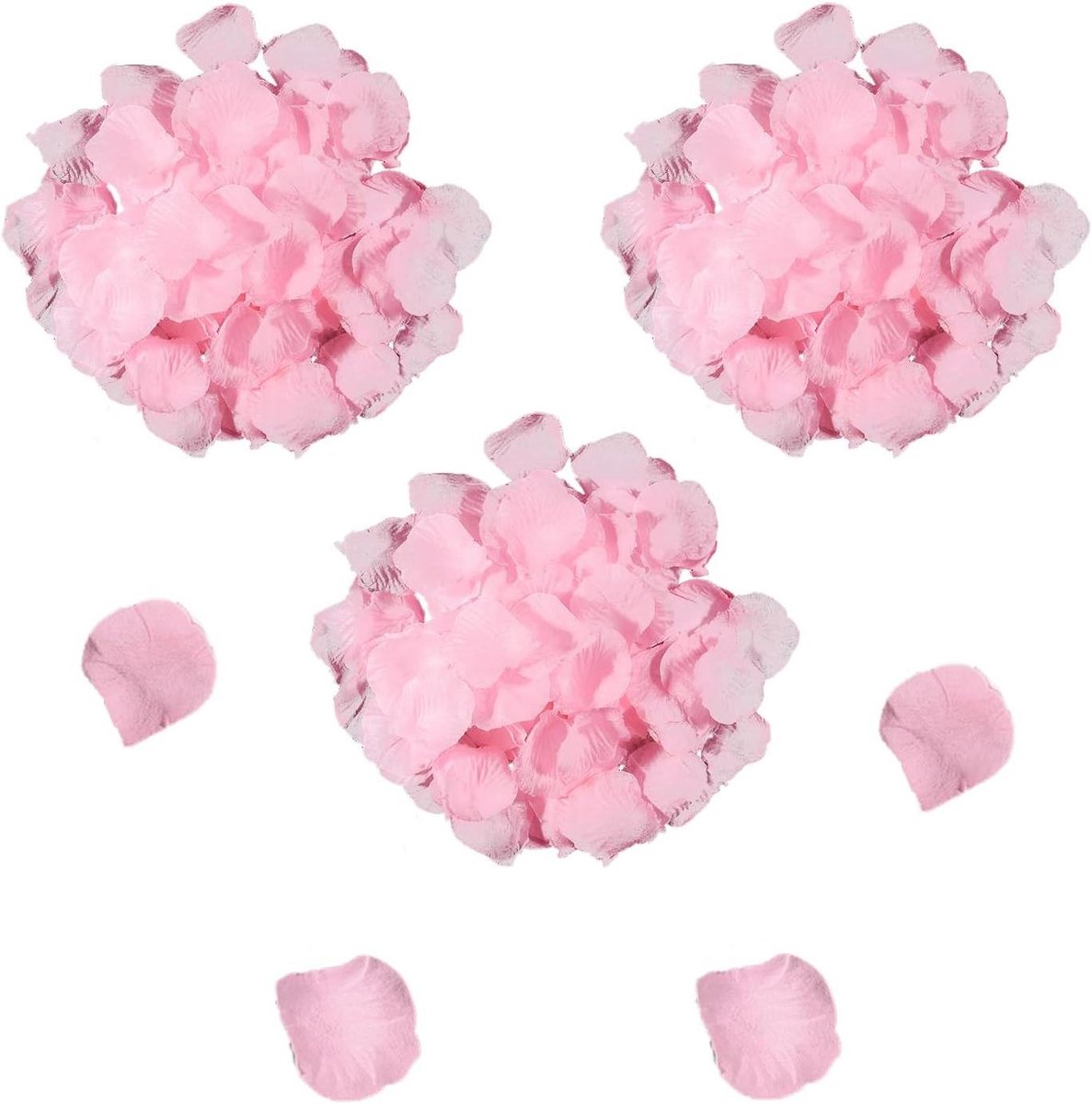 ByShane - 3000 Lichtroze Zijden Rozenblaadjes - Huwelijksdecoratie Romantische Sfeer - Decoratieve Bloemblaadjes