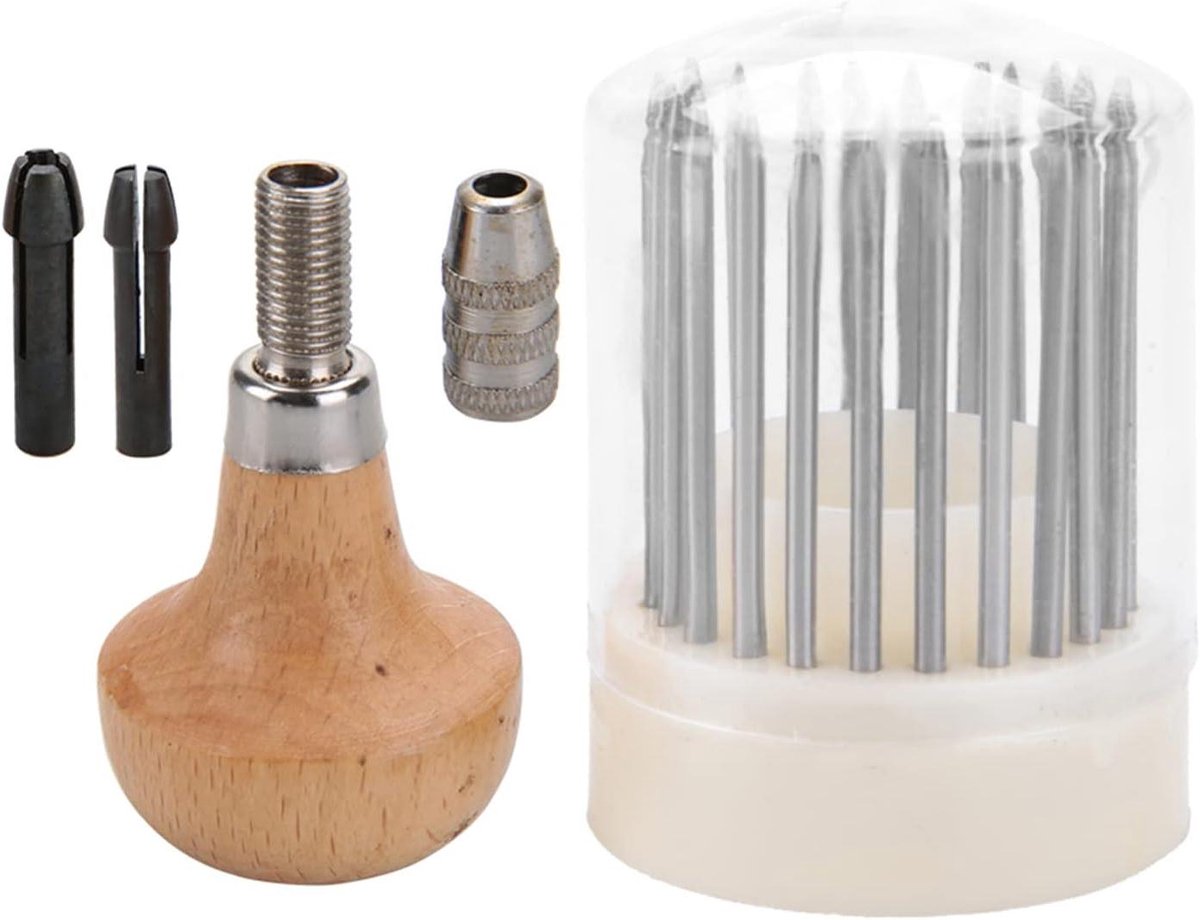 ByShane - Beading Tools Set voor sieraden maken - 23 stuks - Graver Beader - Diamond Setting - Sieraden Diamond Stone Setting Graver Tool - DIY Sieraden Crafting