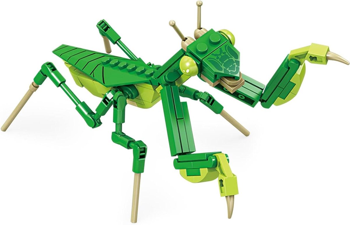 ByShane - Bouwpakket voor insecten: 103-delige set religieuze bouwstenen voor kinderen vanaf 4 jaar