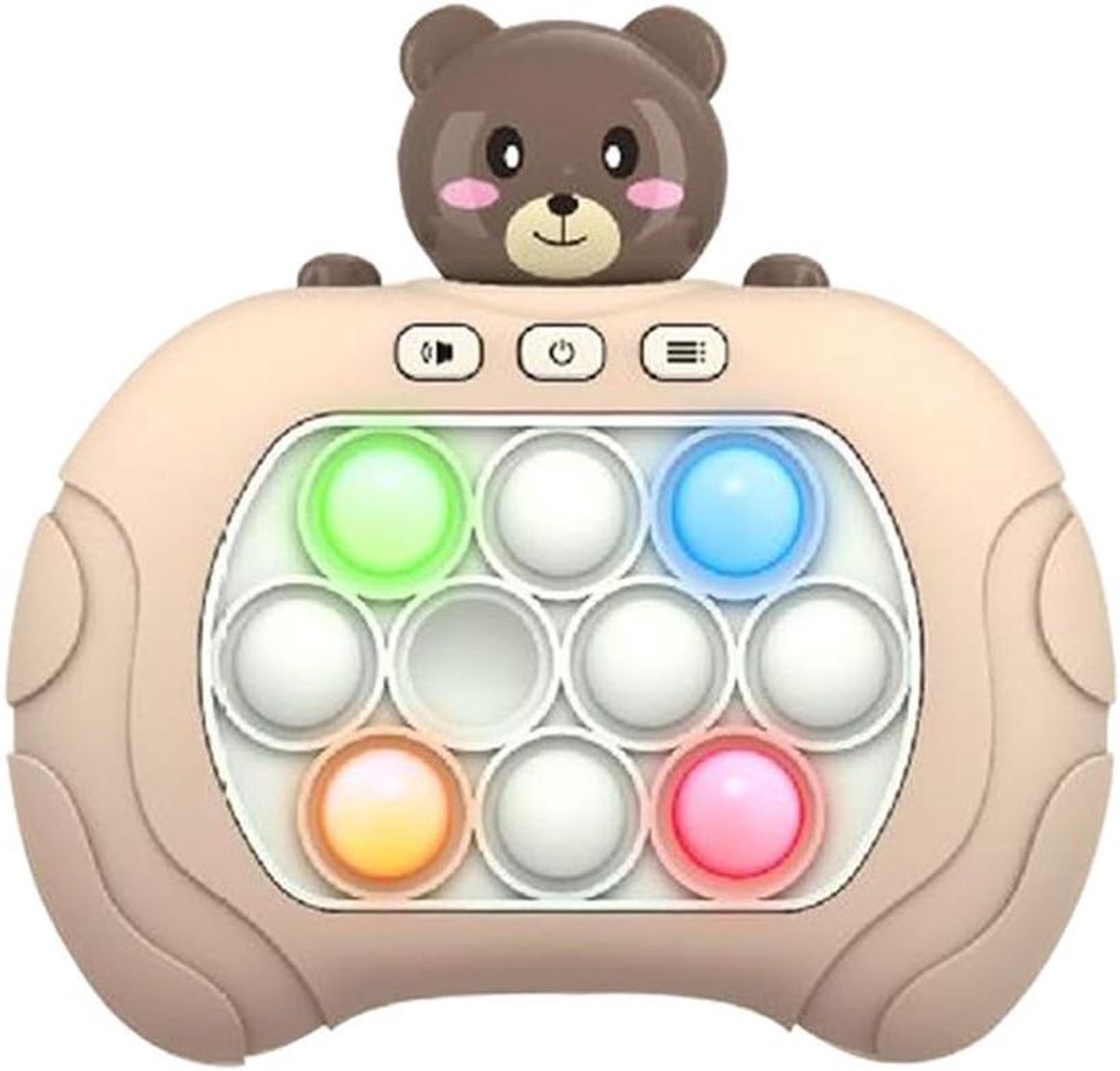 ByShane - Elektronisch Pop-It Spel - Stressverlichtend - Beerpatroon - Geschikt voor Kinderen en Volwassenen