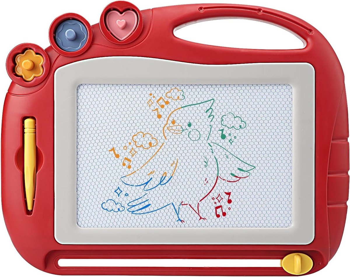 ByShane - Magnetisch   voor Kinderen van 2-6 Jaar - Reisspeelgoed - Inclusief Magische Pen en 3 Stempels - 21.5 cm - Verjaardagscadeau