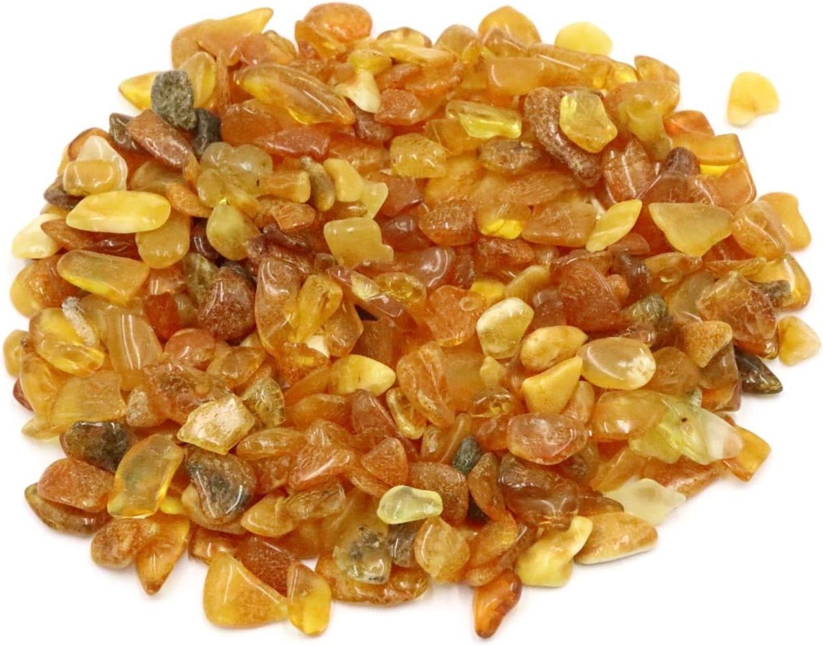 ByShane - Raw Baltisch amber zonder gat in diverse maten van 1 tot 16 mm - Gecertificeerd amber - Ideaal voor het maken van sieraden