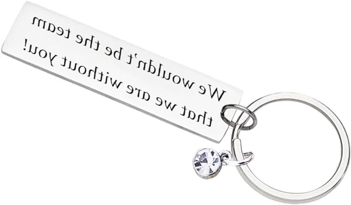 ByShane - Sleutelhanger zilver met drijvend effect - Leuk cadeau voor Coach, Baas of Collega. Bedankje met speciale tekst. Ideaal als cadeau.