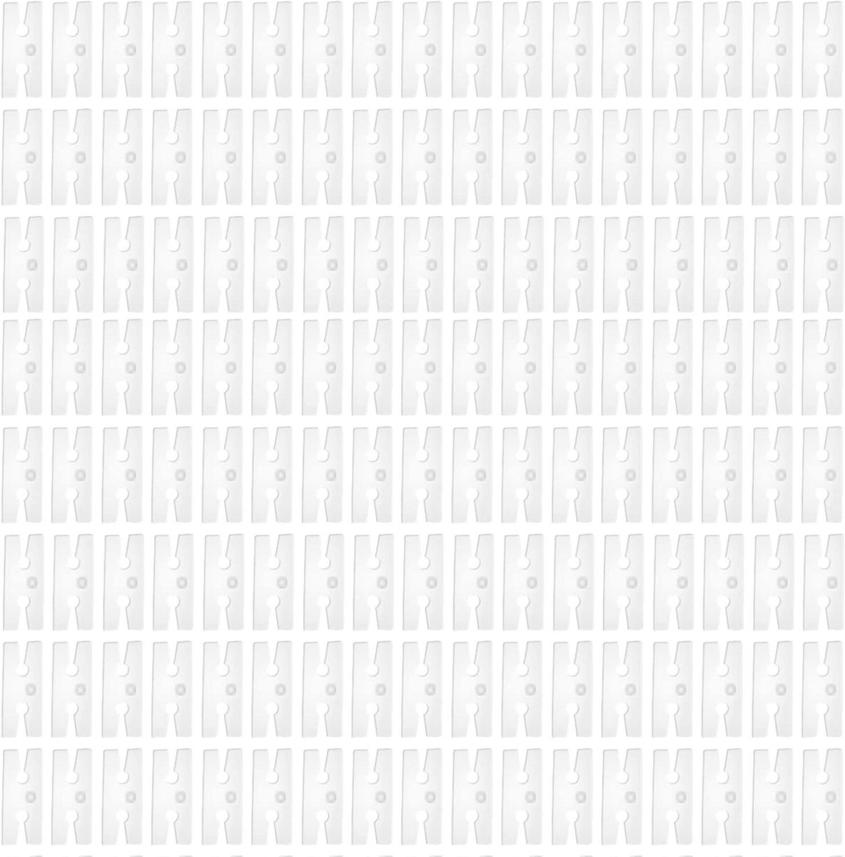 ByShane - Voor 200 Ballon Sluitingen Wit Snelle Bevrijding Feestdecoratie - Pak van 200 stuks