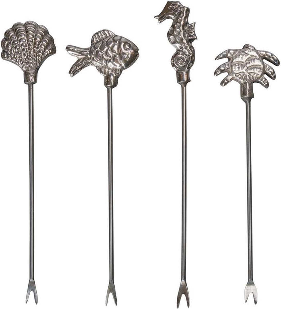 ByOn - Coctailprikkers - Oceaan - Zilver