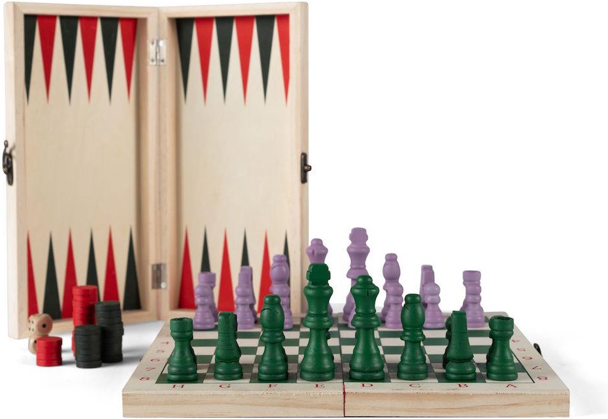 ByOn Schaak/Backgammon Set Beth