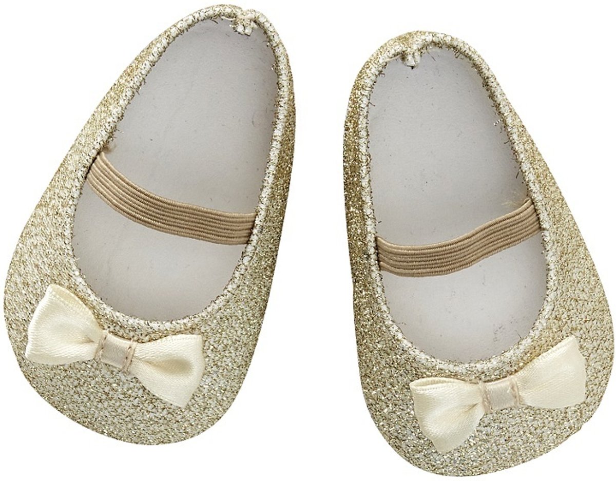 Byastrup Poppenschoentjes Glitter Goud Voor Pop Van 50 Cm