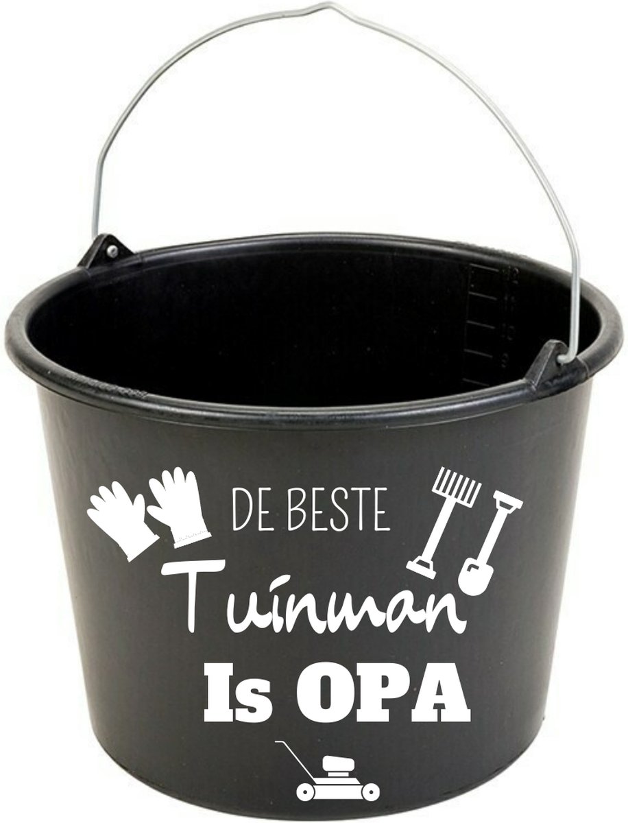 Cadeau emmer de beste tuinman is opa