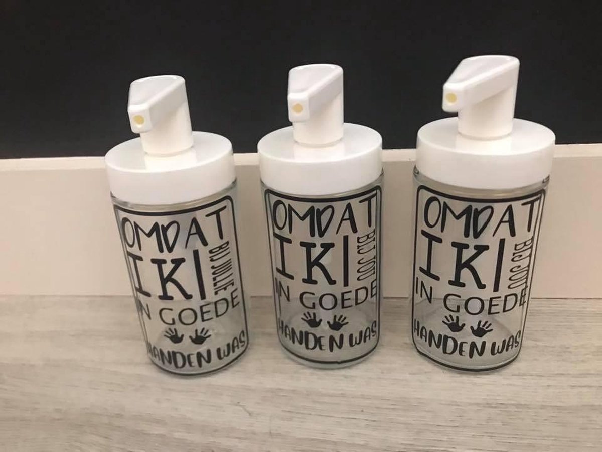 Hervulbare zeeppomp ‘bij jou was ik in goede handen”