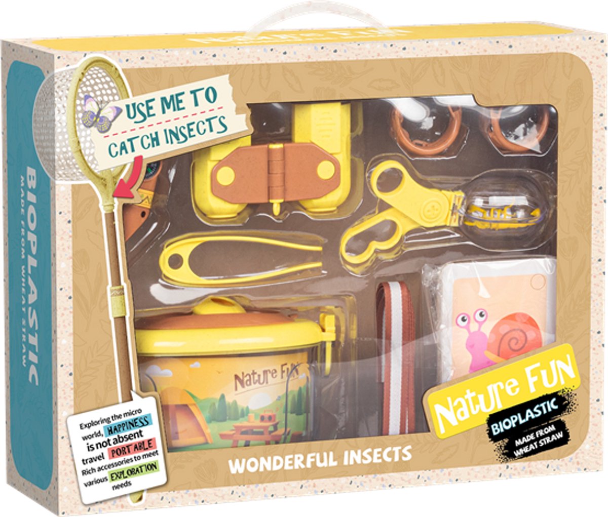 Byomic Kids Insect Explorer Set 22-delig Bio Plastic Insecten Onderzoek
