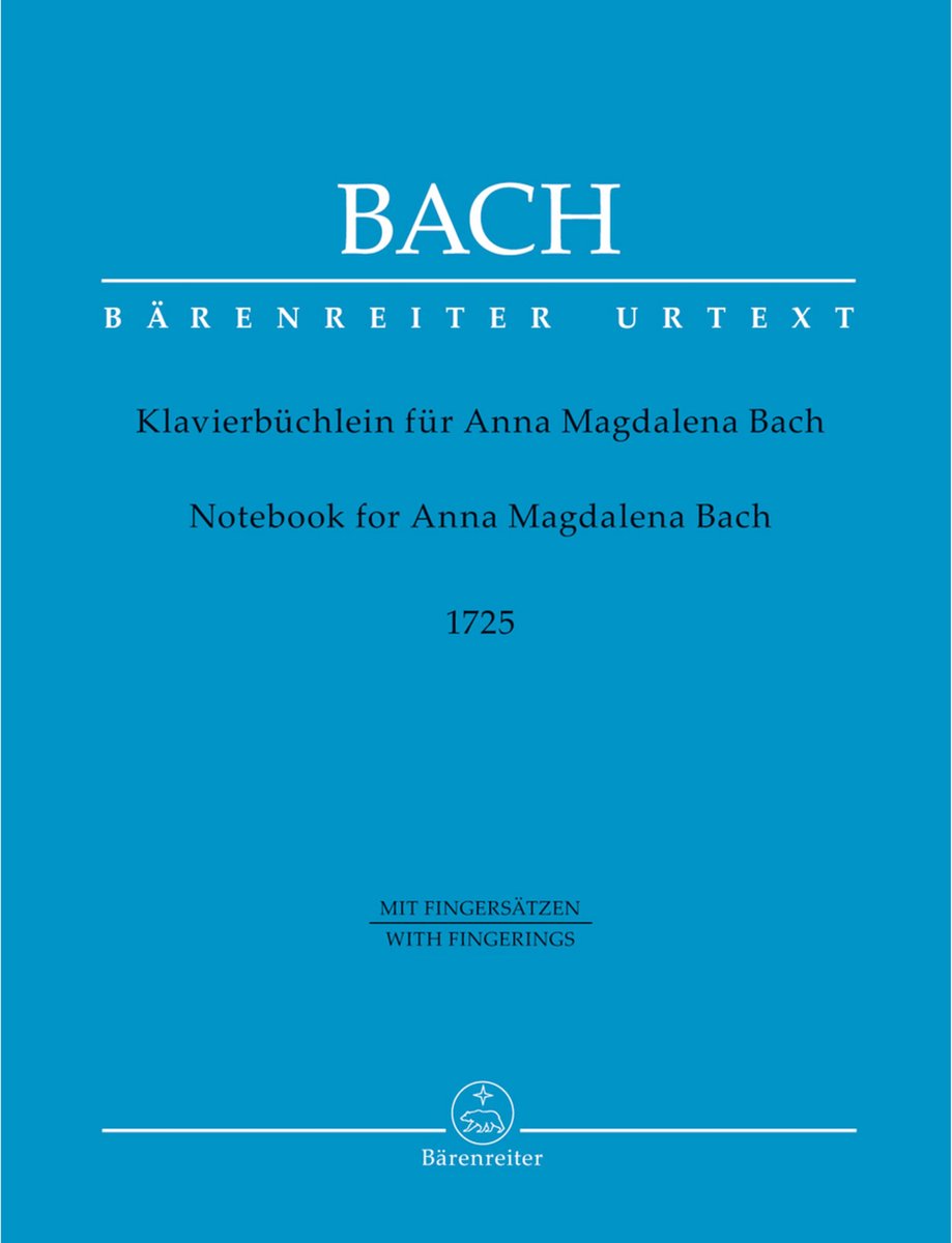 Bärenreiter Bach: Notebook for Anna Magdalena Bach - Bladmuziek voor toetsinstrumenten