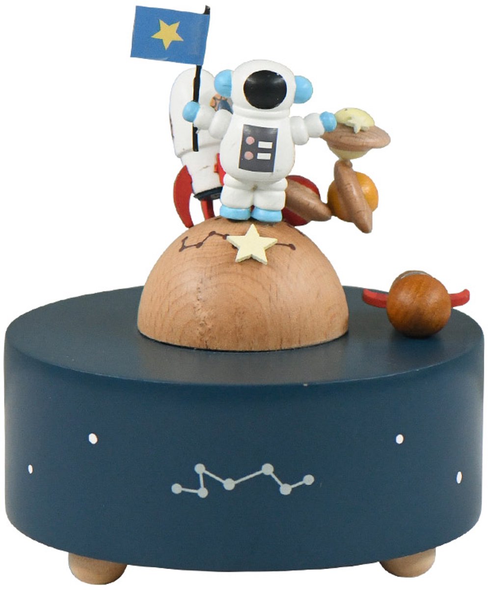 Bébli - Wooden Music Box Space - Melody: Yellow submarine