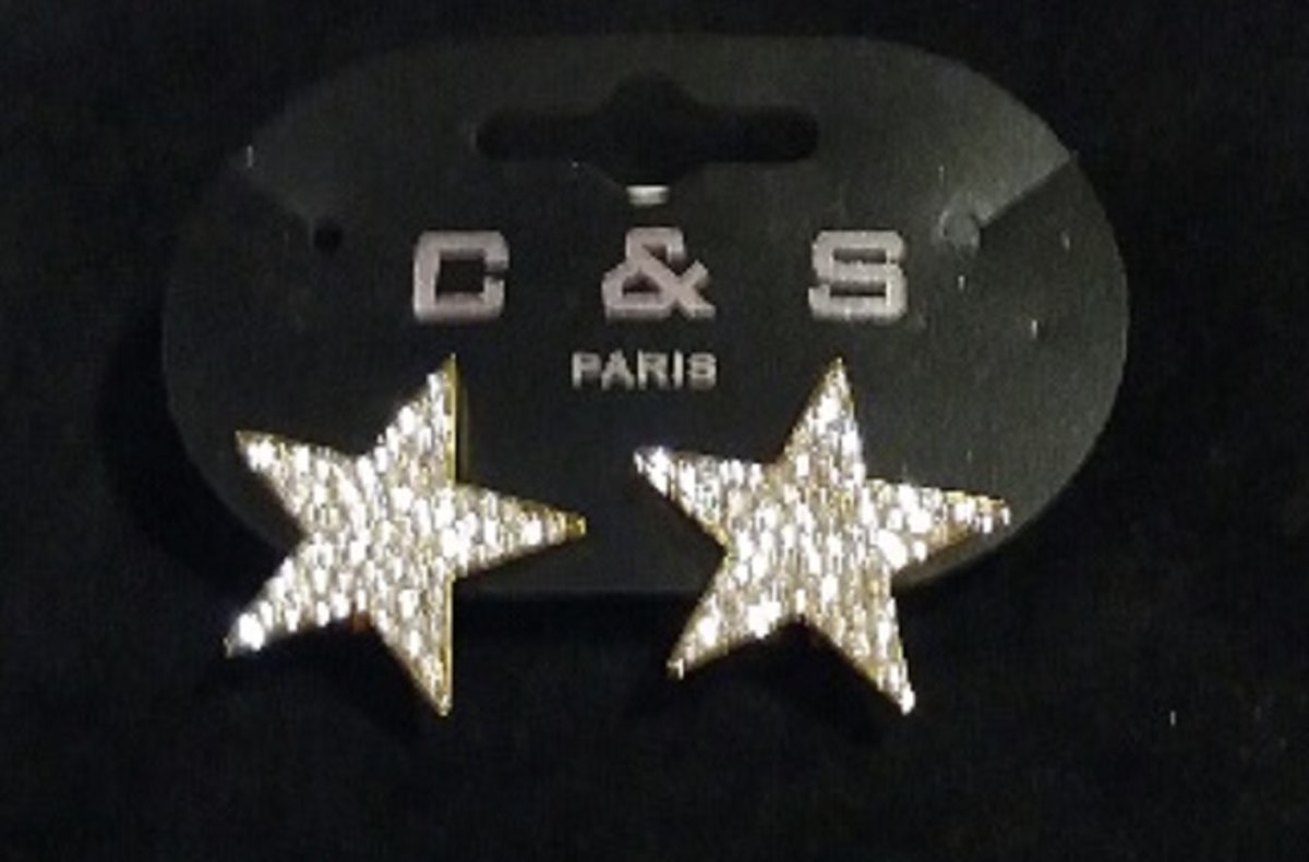 oorstekers - sterren - stras