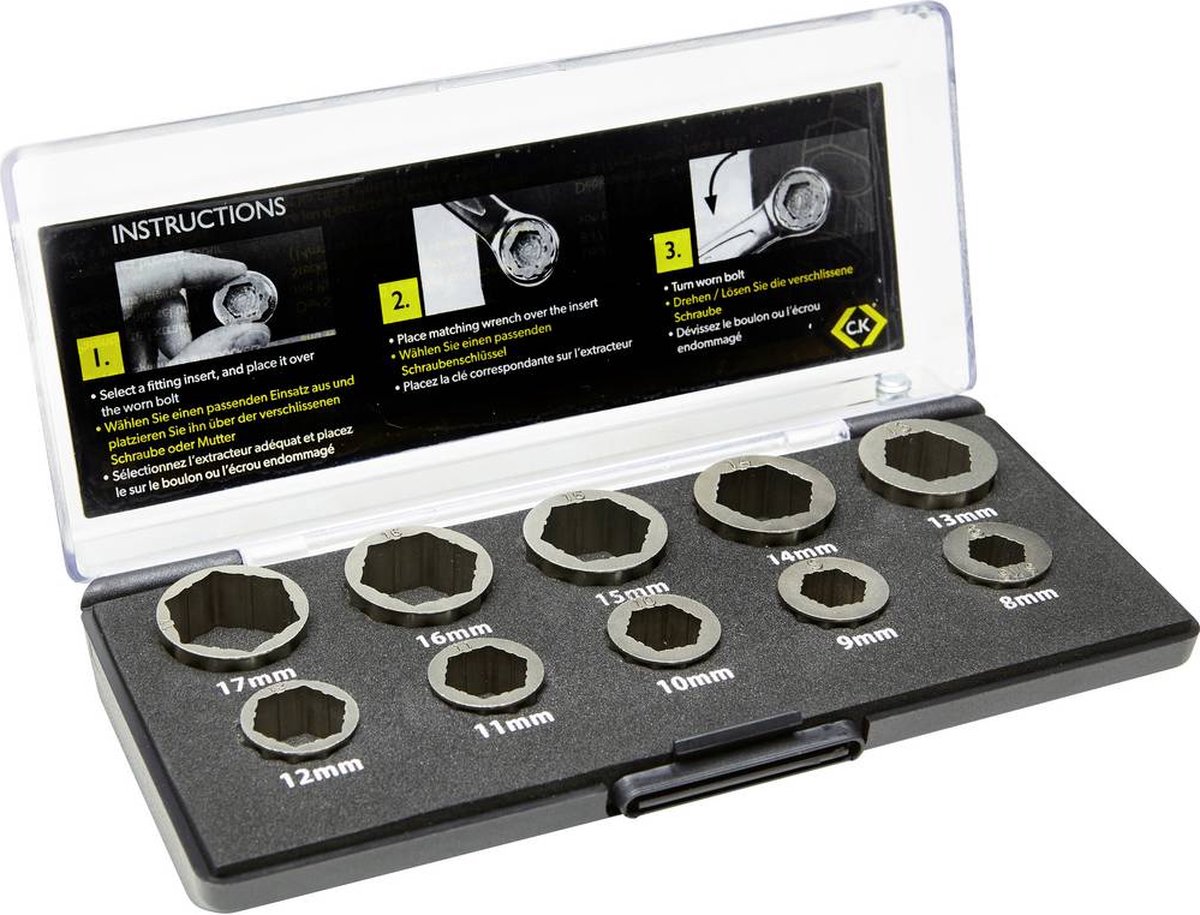 C.K T4360 Uitdraaiset voor beschadigde schroeven en moeren