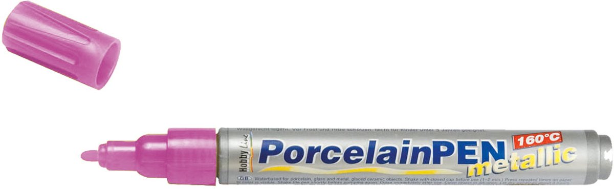 KREUL Metallic Roze Porseleinstift - Porcelain Pen Metallic 160 °C