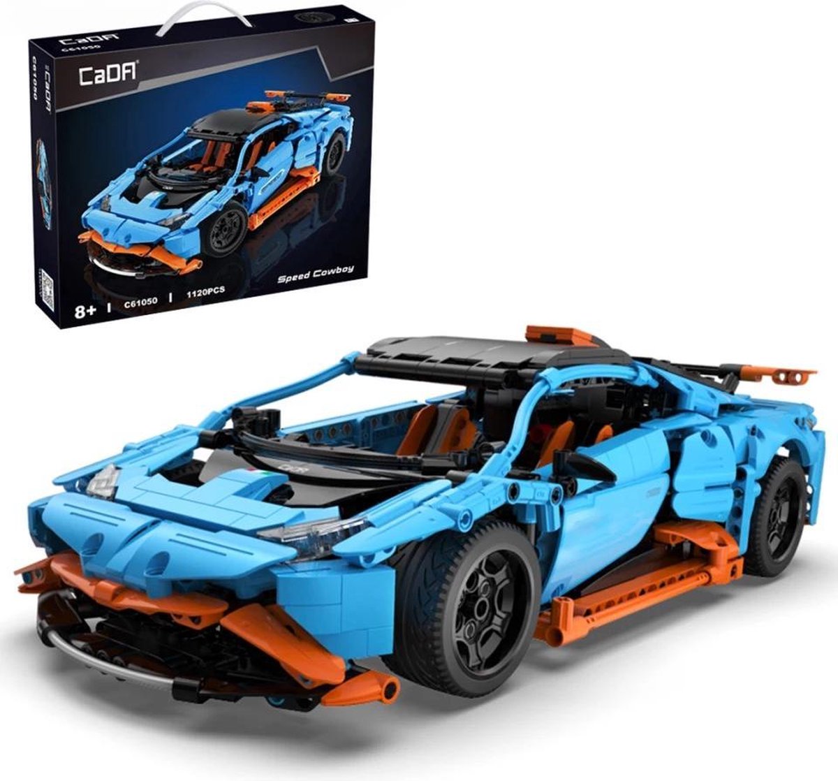 CaDA C61050W - Speed Cowboy - Technische Bouwset - Schaal 1:12 - 1120 onderdelen - Compatibel met grote merken