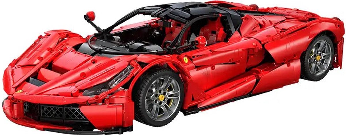 Cada-C61505W- La Ferrari-Hypercar-Bouwset-4739 Bouwstenen-Mooie full colour verpakking-Kado Tip-Giftbox-(Let op geen LEGO wel 100% compatible)