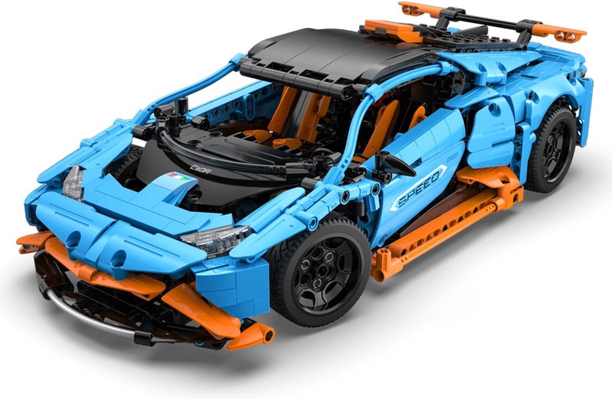 Cada Speed Cowboy Coupe Series Classical Sports Car - Supercar - Cada C61050W - Compatible met de bekende merken - Bouwset, constructieset - DIY - 1120 onderdelen