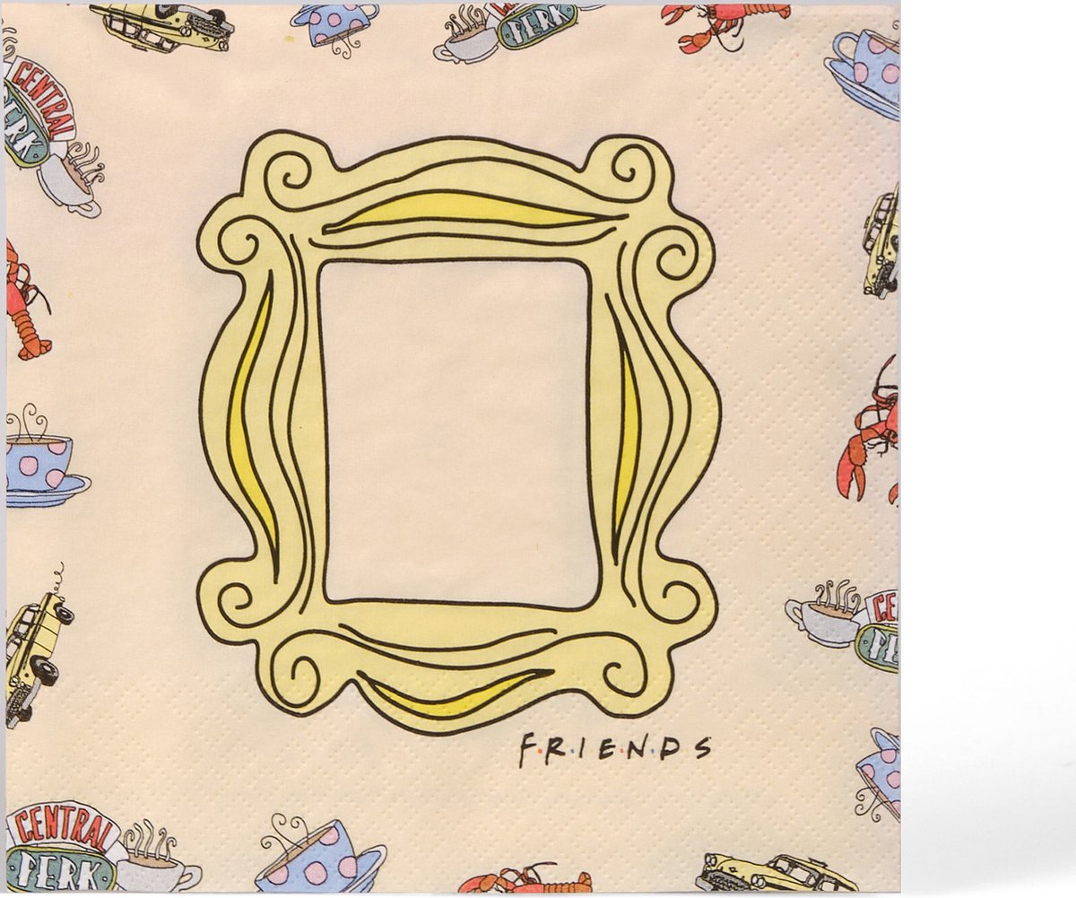 Vegaoo - 20 papieren servetten Friends