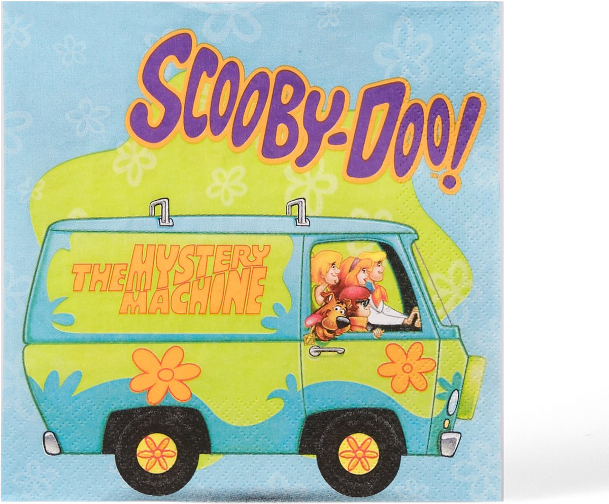 Vegaoo - 20 papieren servetten Scooby Doo 33 x 33 cm