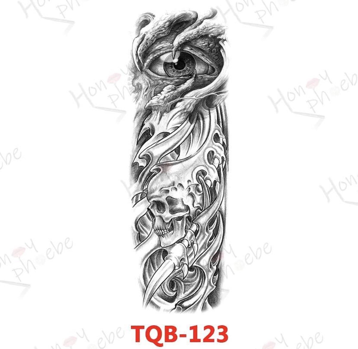 Ceka Tijdelijke plak tattoo sleeve keuze uit verschillende afbeeldingen