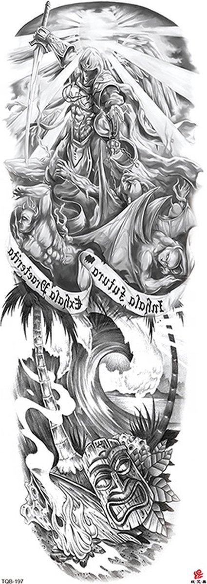 Ceka tijdelijke plak tattoo sleeve keuze uit verschillende tattoos