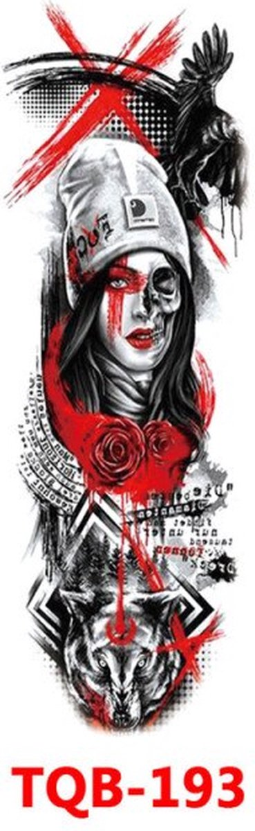 Ceka tijdelijke tattoo sleeve keuze uit verschillende tattoos