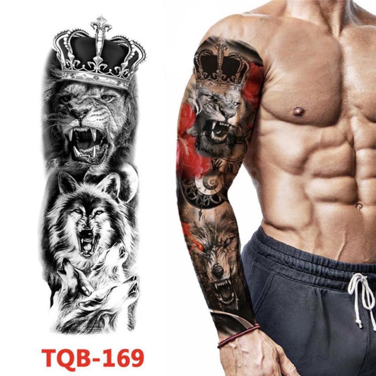 tijdelijke plak tattoo sleeve