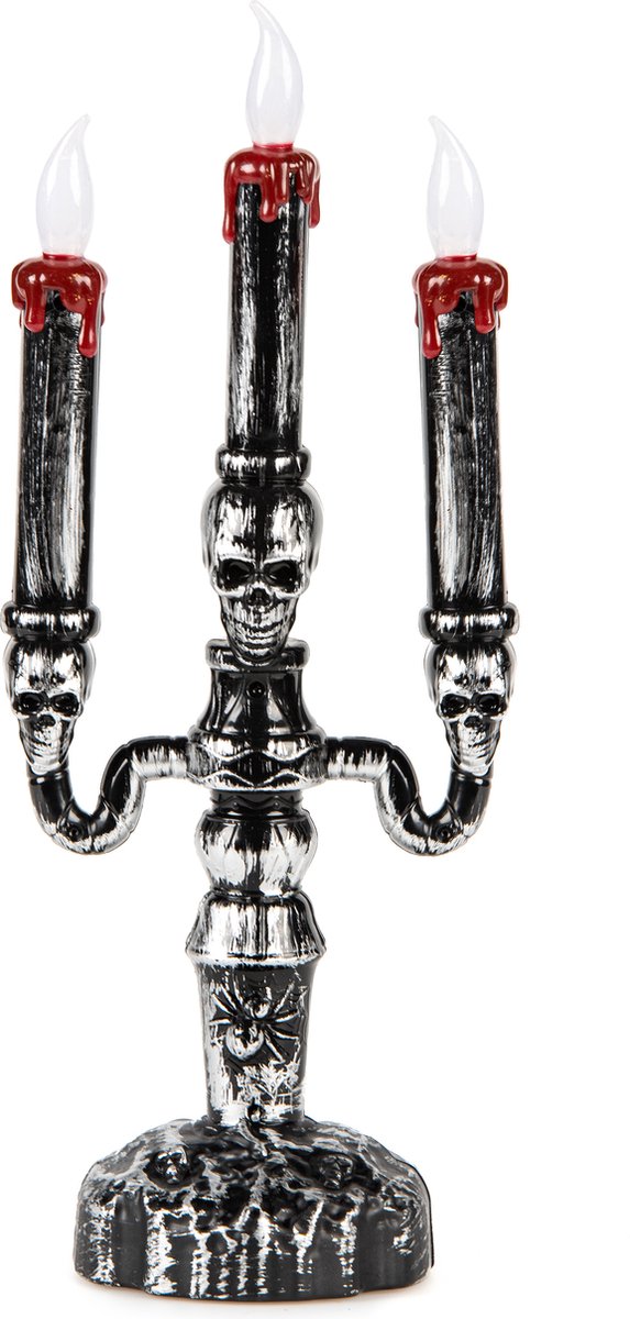 CHAKS - 3-armige LED kandelaar 32 cm