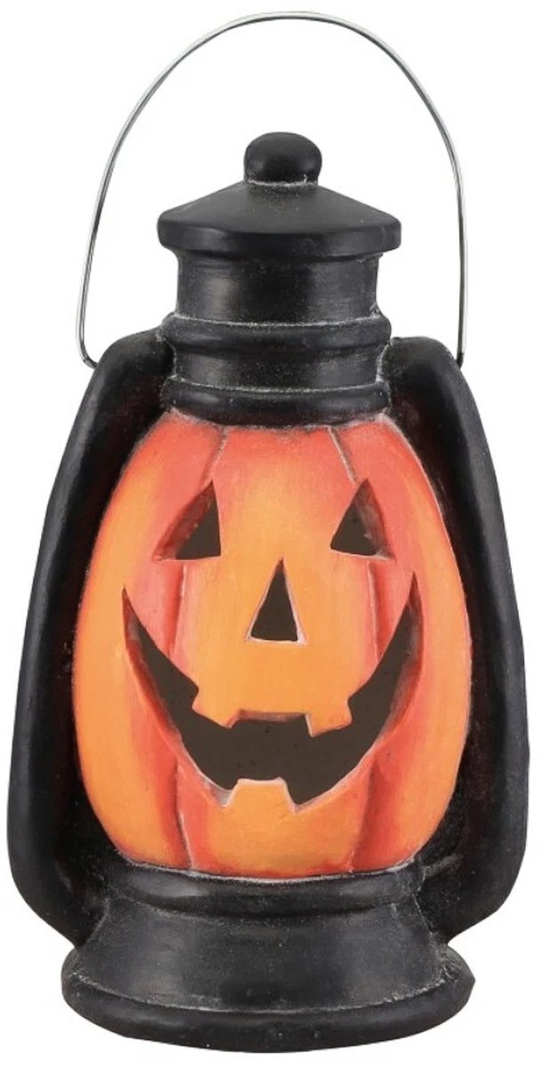 CHAKS - 38cm spookachtige oplichtende pompoenlantaarn