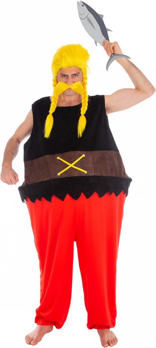CHAKS - Kostunrix Asterix en Obelix kostuum voor volwassenen - XL