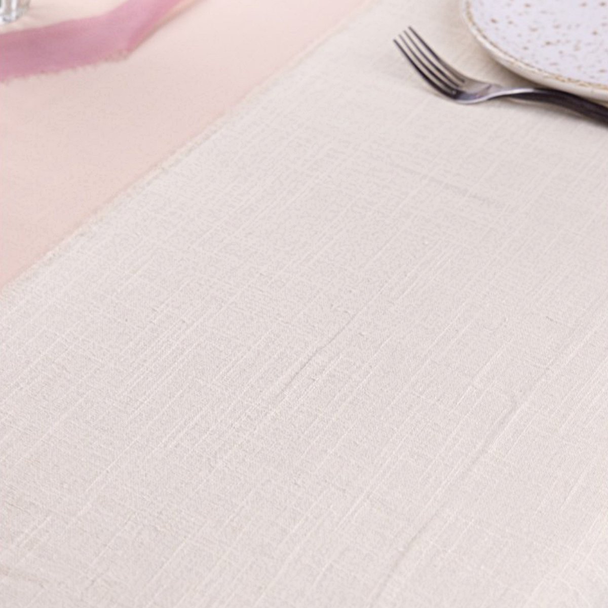 Tafelkleed Katoen - Ivoor