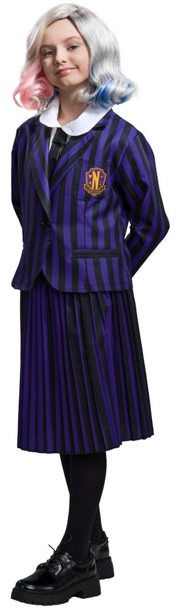 Wednesday © School Uniform Dames Zwart/Violet - Maat S