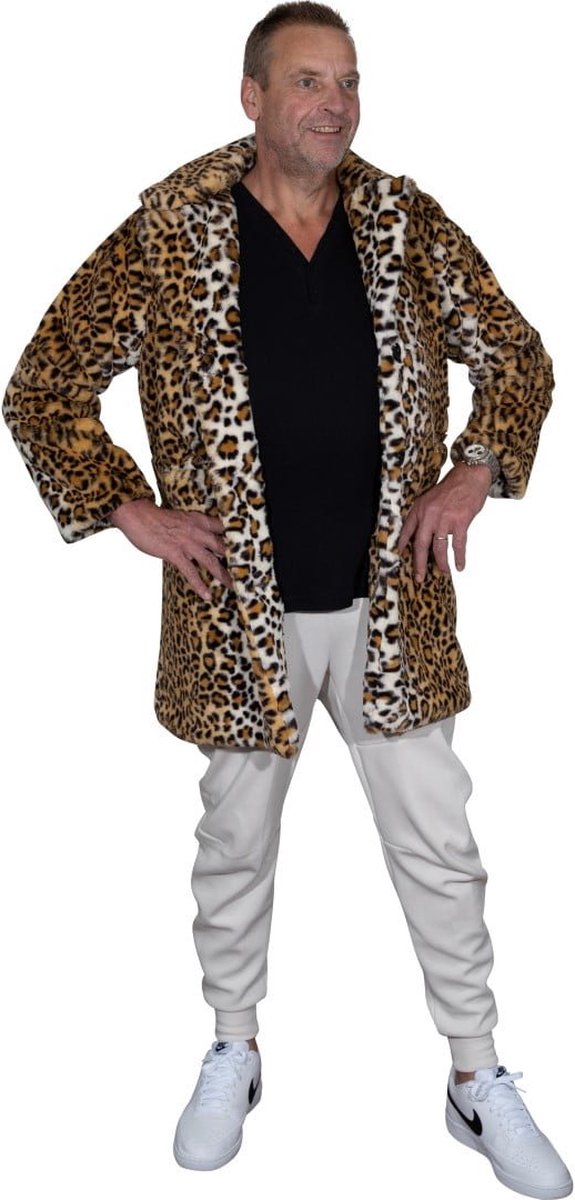 Bontjas -Leopard- Panter - CHIAMAX - 3 kwart - uniseks - 4XL- Toppers 2025