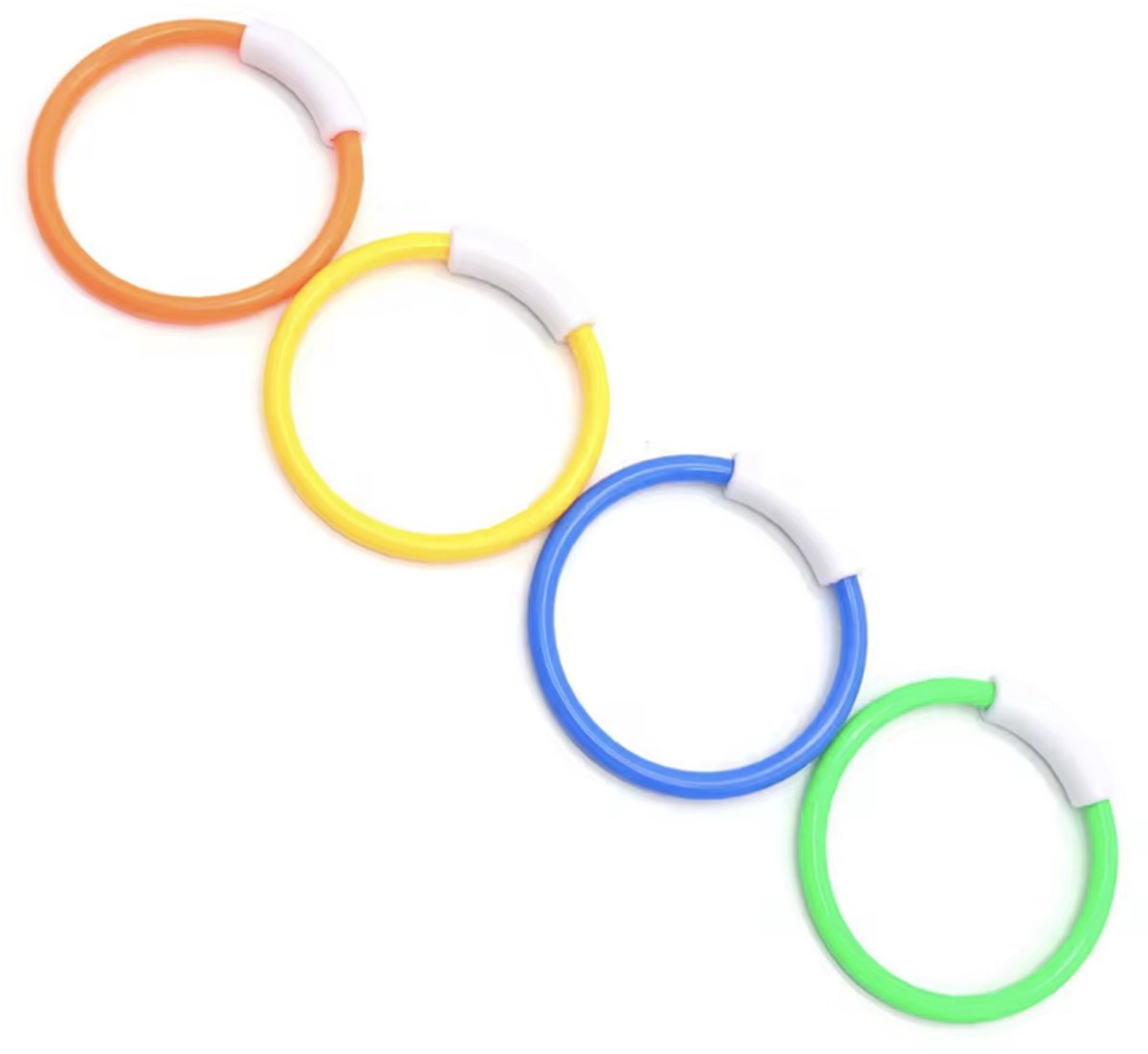   - Duikringen set - Set van 4 gekleurde duikringen - Ringen om op te duiken - Zwemspeelgoed - Duiken - Kinderspeelgoed - Duikplezier - Cadeau