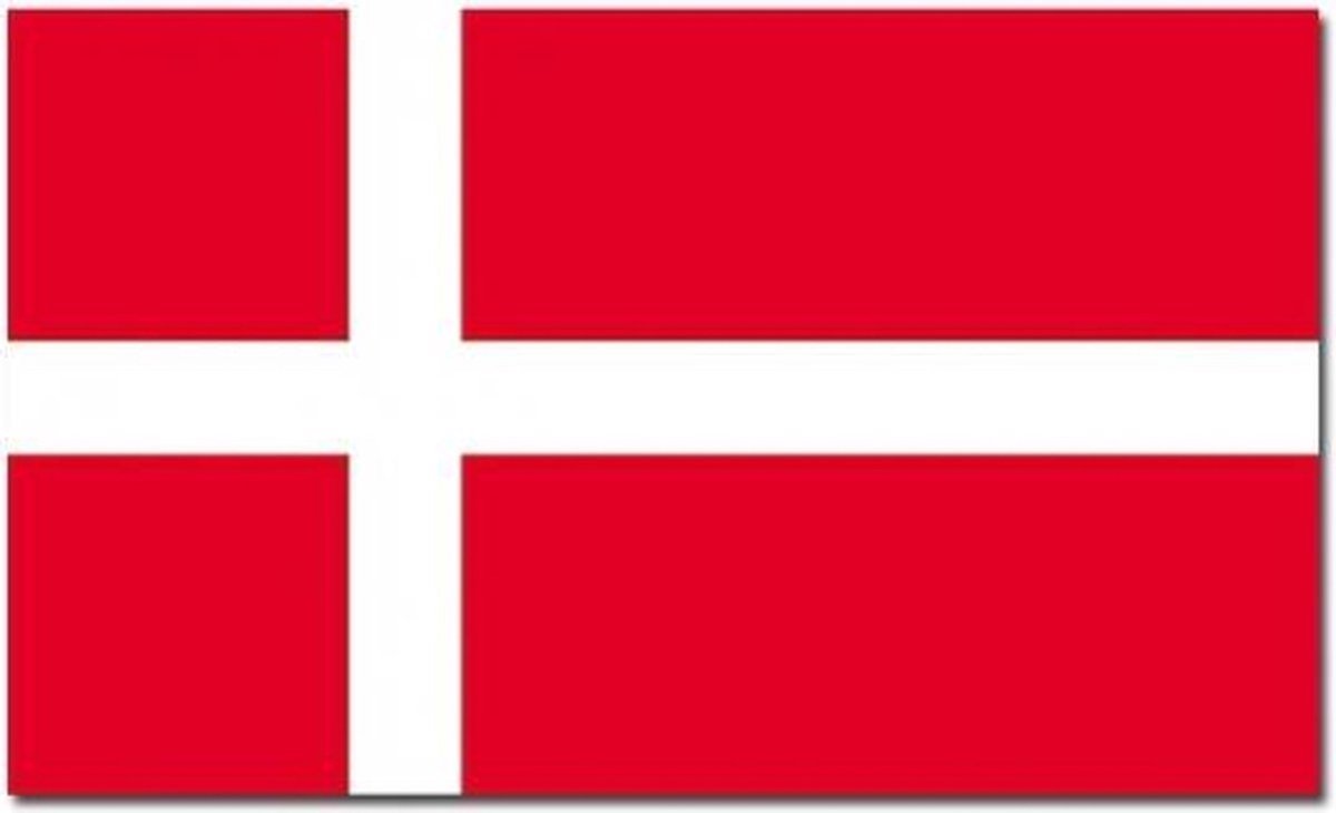 CHPN - Vlag - Vlag van Denemarken - Deense vlag - Deense Gemeenschaps Vlag - 90/150CM - Denmark flag - DK - Kopenhagen
