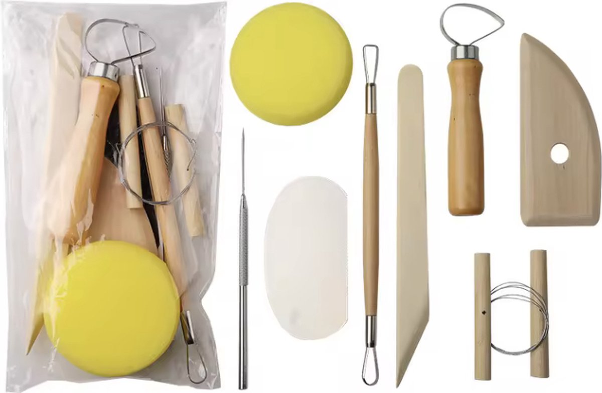   -Klei gereedschap - Gereedschap voor te kleien - 8-delig kleiset - Klei sculptuur gereedschap set - Kleien