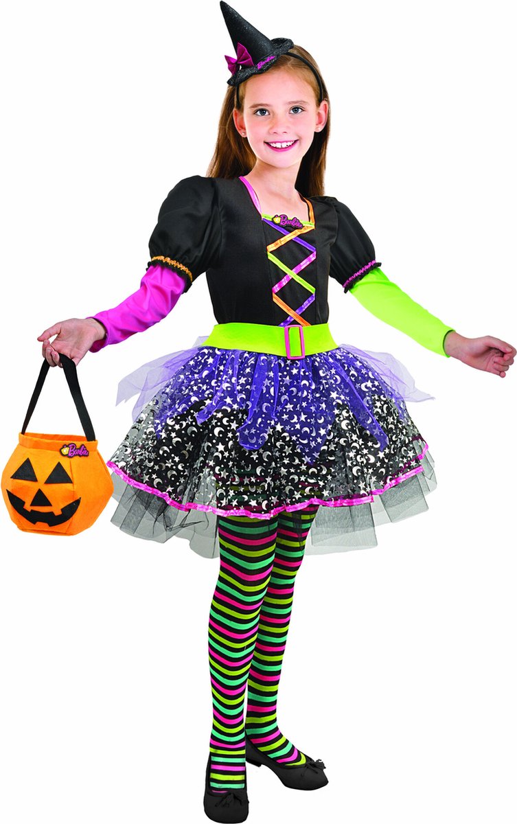 Barbie Kostuum Heks Meisje - 8-10 Jaar