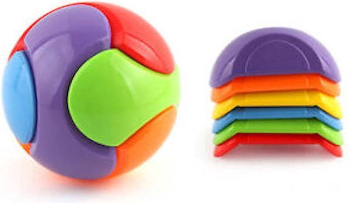 25x gekleurde Mini 3D Puzzel Bal uitdeelcadeautje traktatie kinderfeestje
