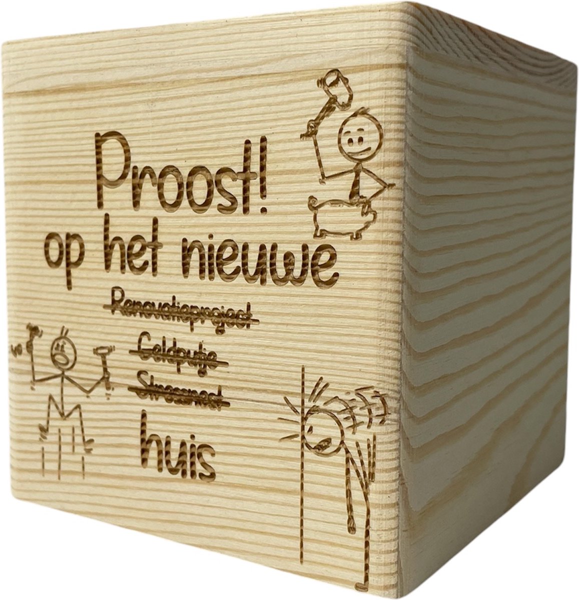 Spaarpot - Nieuw huis - Housewarming cadeau kleinigheidje - Nieuw huis cadeau - Nieuwe woning - Nieuw huis pakket - Nieuw huis kadootje - Nieuwe huis - Housewarming - Spaarpotten - Housewarming cadeau - Spaarpot volwassenen - Cadeau nieuwe woning