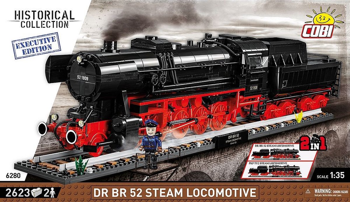 COBI® EXCLUSIVE DR BR 52 stoomlocomotief 2in1 - Executive Edition - COBI-6280
