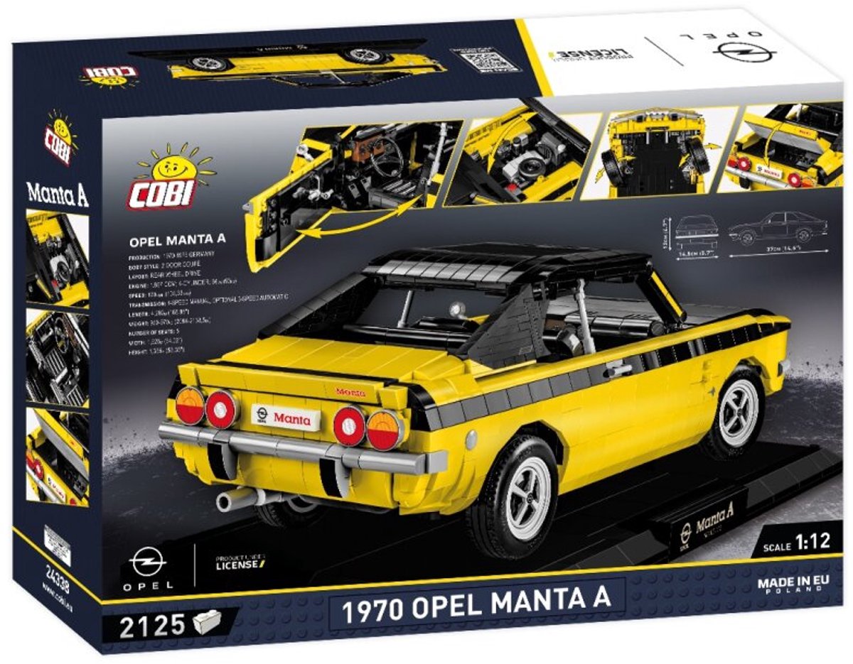 COBI® EXCLUSIVE Opel Manta A 1970 - Executive Edition - COBI-24338