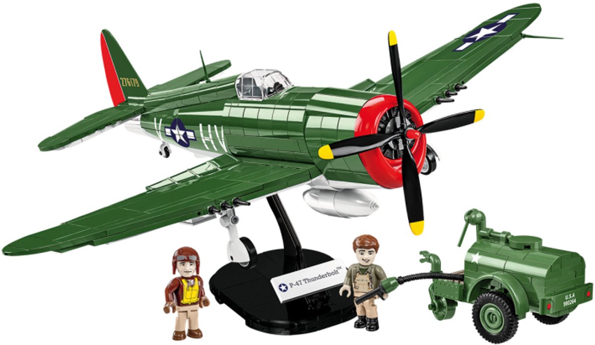 COBI® EXCLUSIVE P-47 Thunderbolt & tankaanhanger - Executive-uitgave - COBI-5736