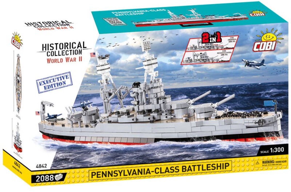 COBI® EXCLUSIVE Pennsylvania - Klasse Slagschip (2in1) - Executive Edition - COBI-4842